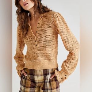 NWT Free People Snowdrift Pullover Sweater